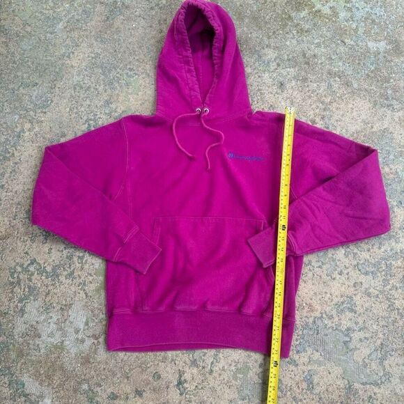 Champion Reverse Weave Classic Logo Y2K Hoodie - Picture 1 of 3